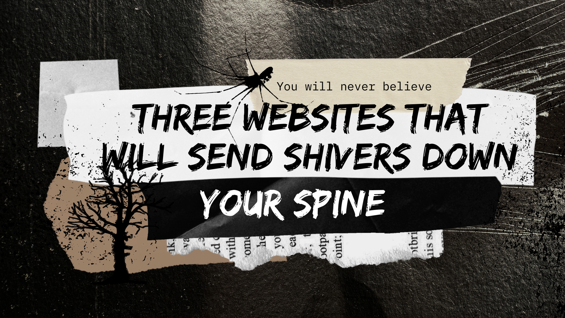 Three Websites That Will Send Shivers Down Your Spine