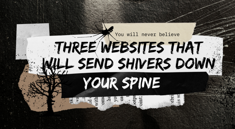 Three Websites That Will Send Shivers Down Your Spine